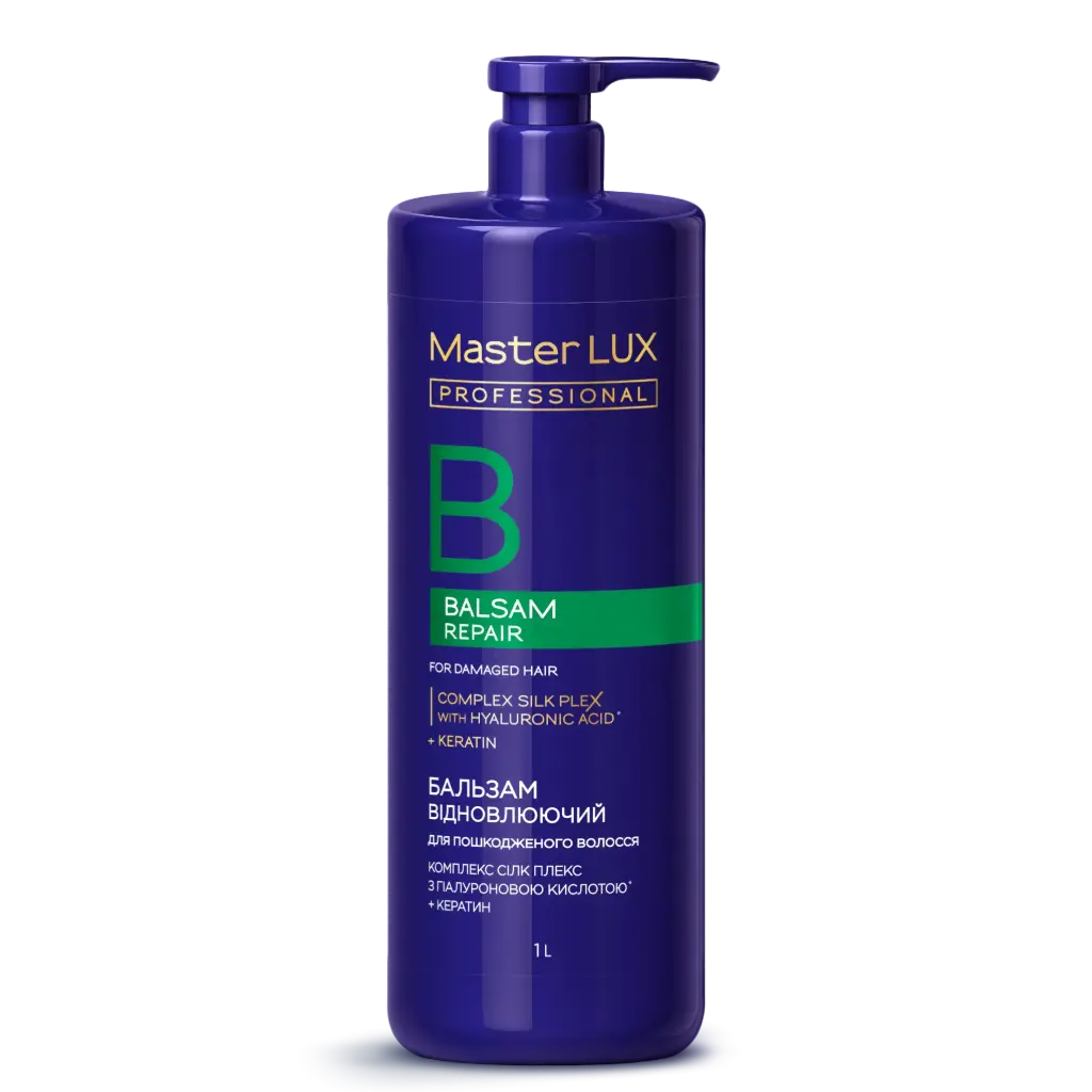 Balsam regenerujący do włosów zniszczonych Master LUX Professional (REPAIR) 1000ml