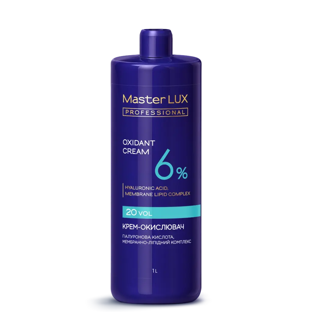 Крем-окислювач Master LUX professional 6% 1000 мл