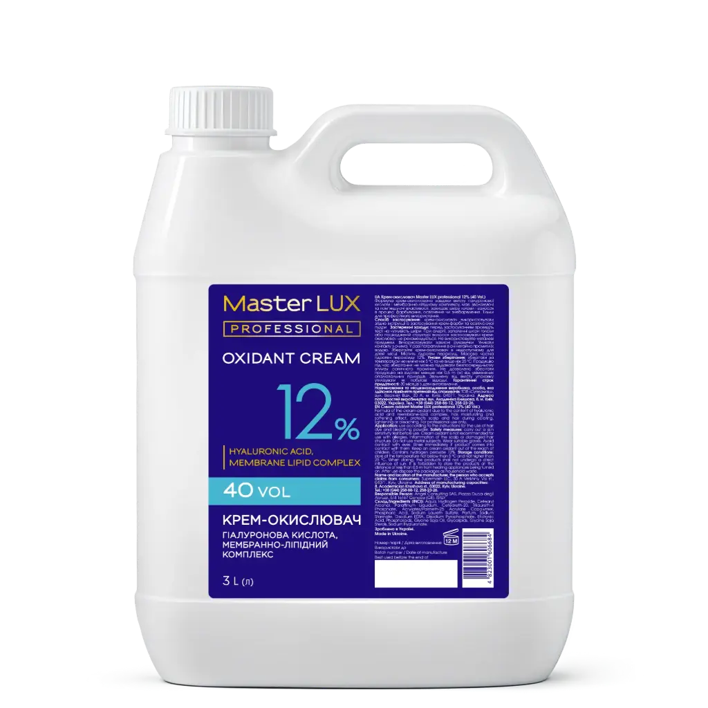 Сream oxidant Master LUX professional 12% 3L