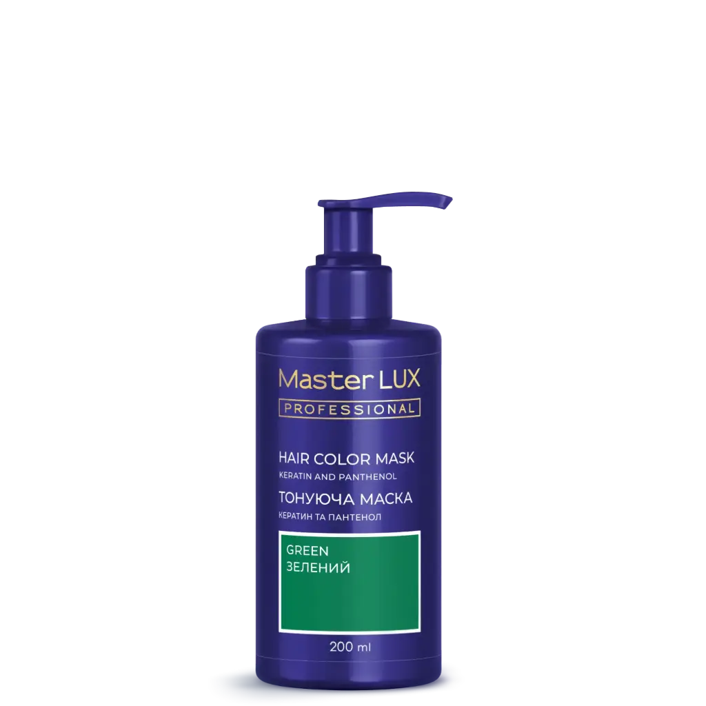 Hair color mask Master LUX professional Green 200 Master Lux