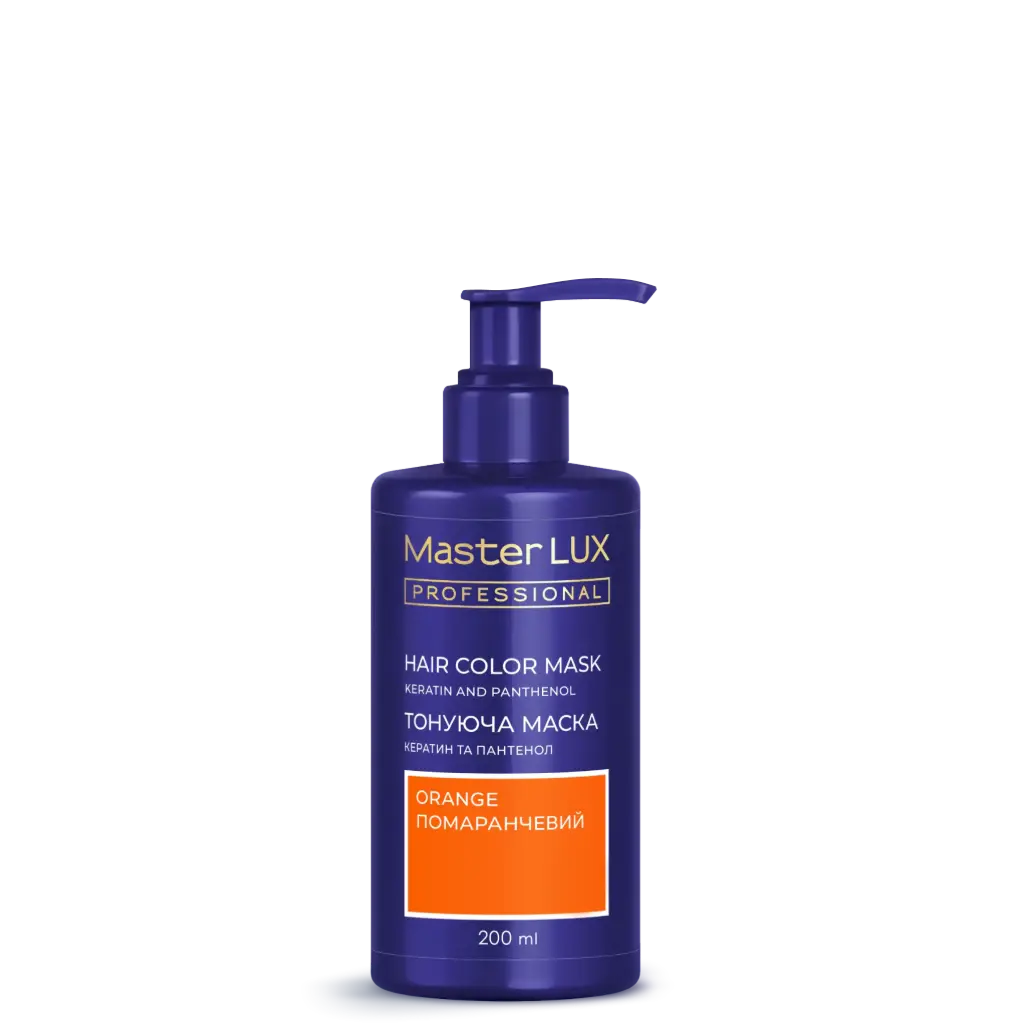 Maska tonująca do włosów Master LUX professional tone Pomarańczowy 200 ml