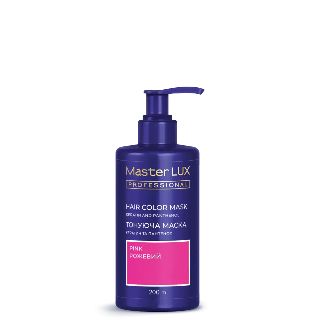 Maska tonująca do włosów Master LUX professional tone Różowy 200 ml