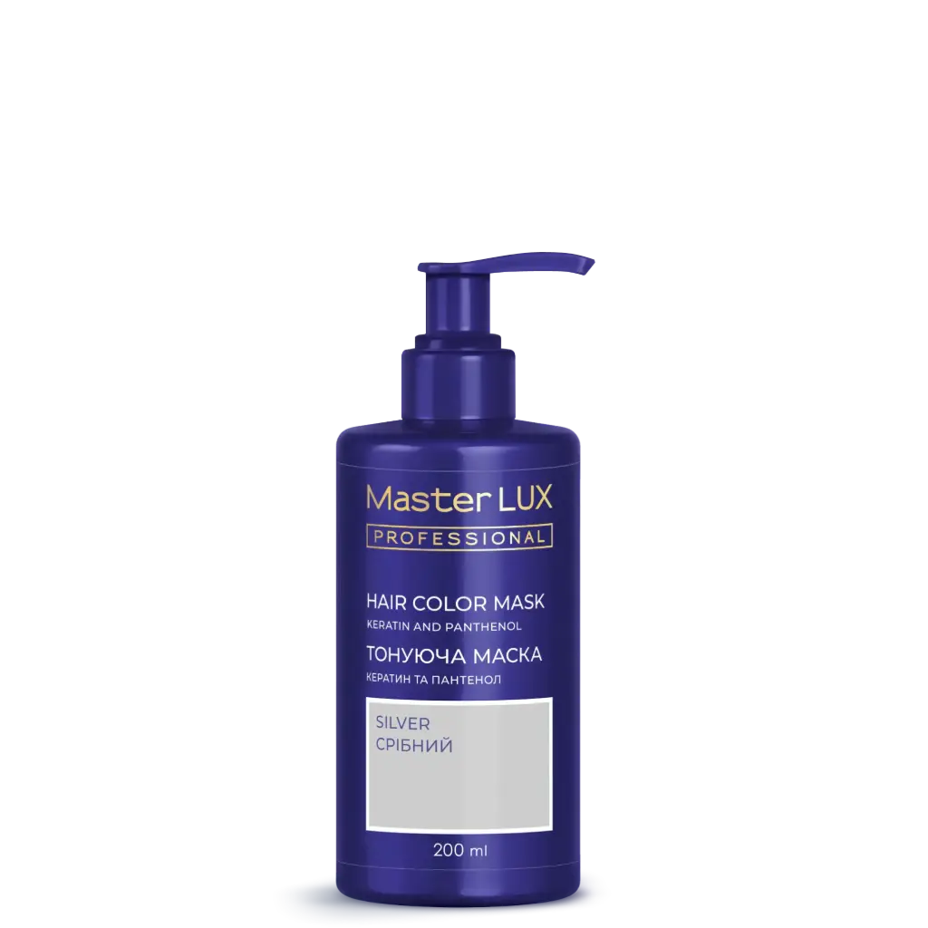 Maska tonująca do włosów Master LUX professional tone Srebrny 200 ml