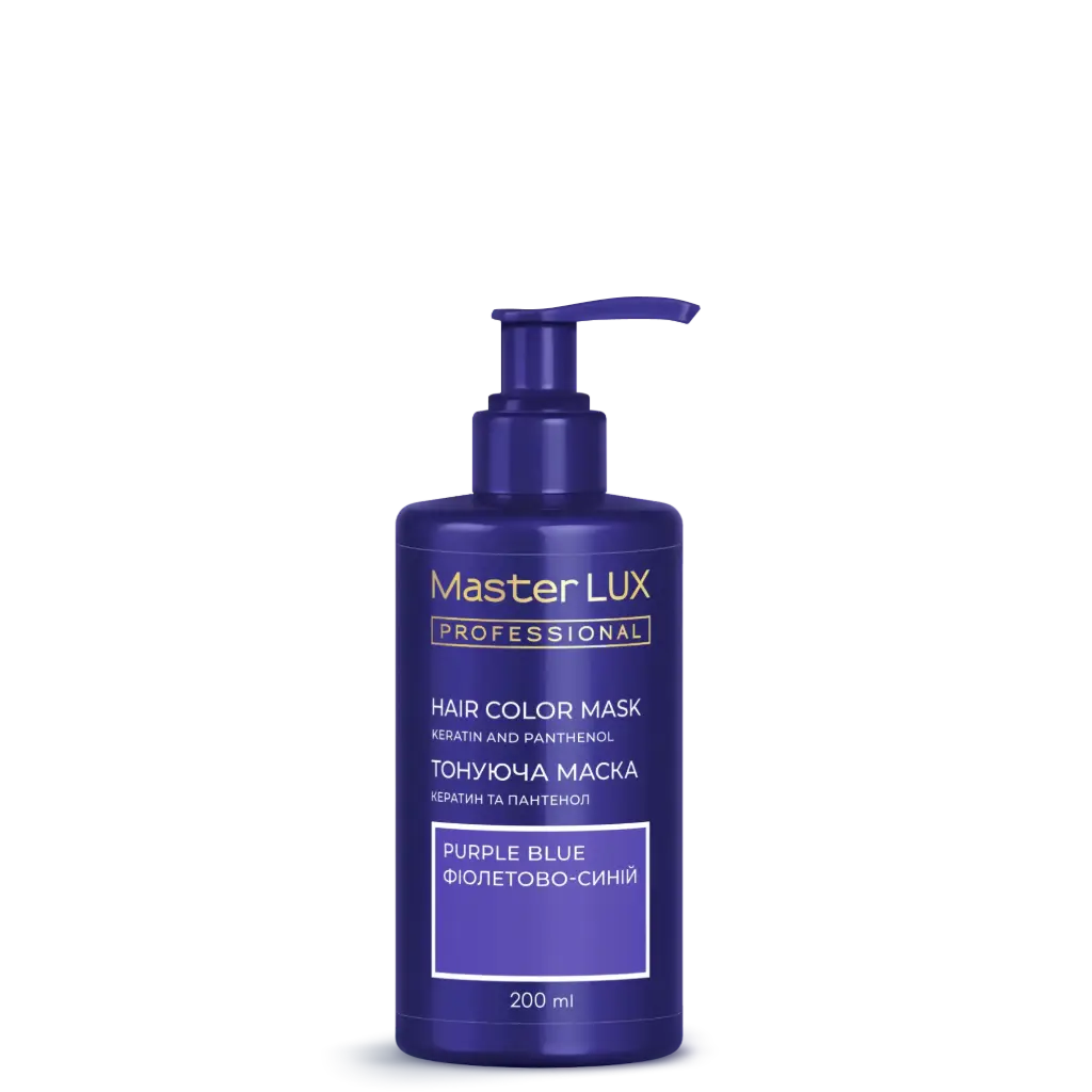 Maska tonująca do włosów Master LUX professional tone Fioletowo-niebieski 200 ml