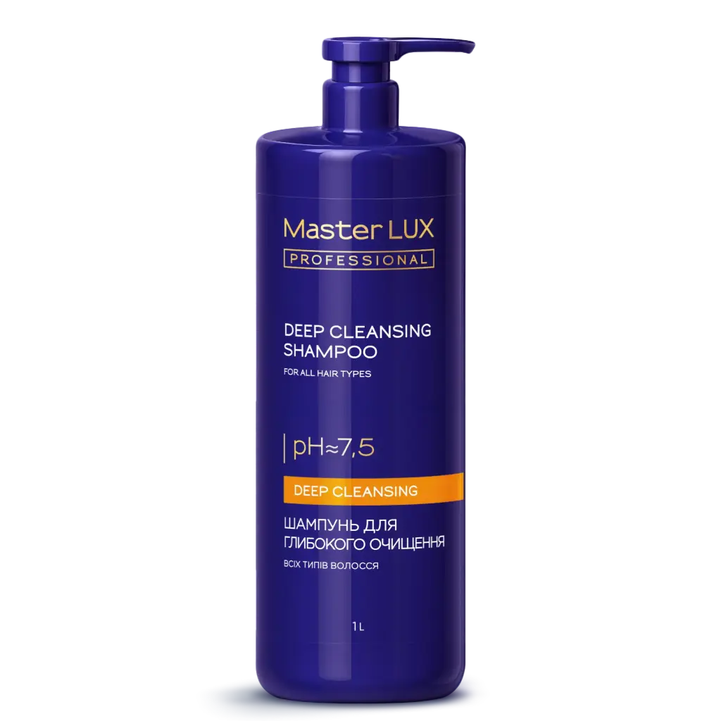 Deep Cleansing Shampoo for All Hair Types Master LUX Professional  (DEEP CLEANSING) 1000ml