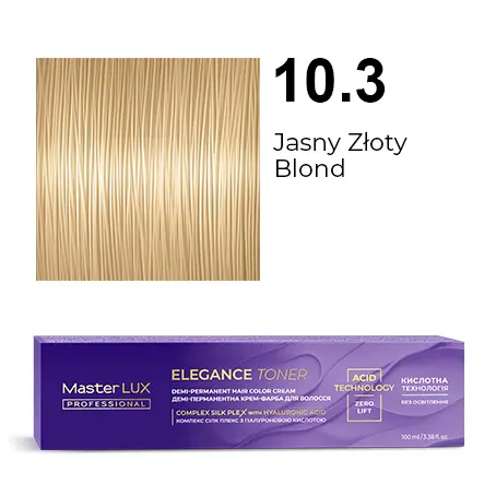 ML ELEGANCE TONER 10.3 Яскравий Блонд Золотистий