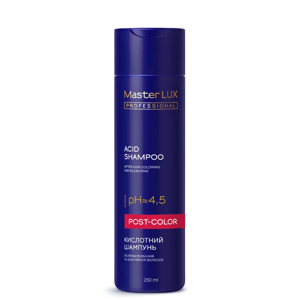 Шампунь Master LUX professional після фарбування та освітлення волосся (POST COLOR) 250 мл 