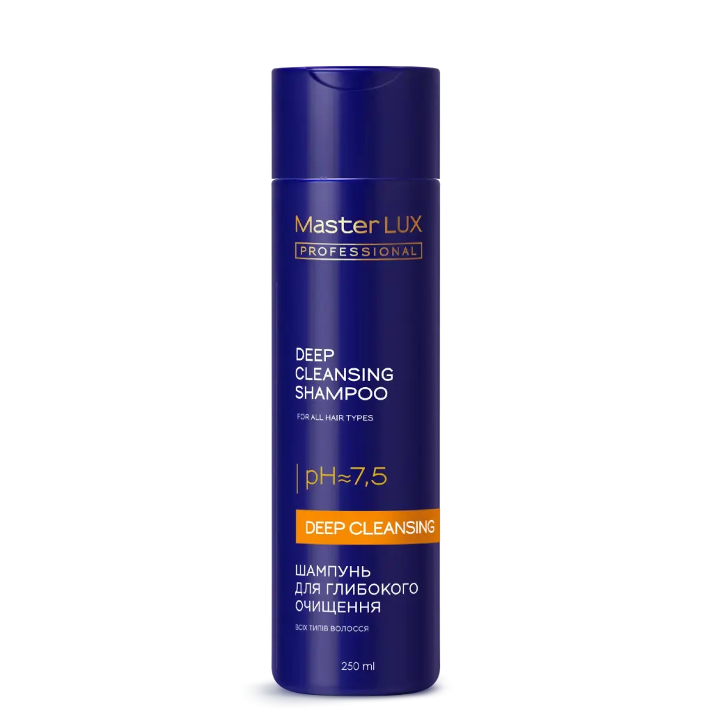 Deep Cleansing Shampoo for All Hair Types Master LUX Professional  (DEEP CLEANSING) 250ml