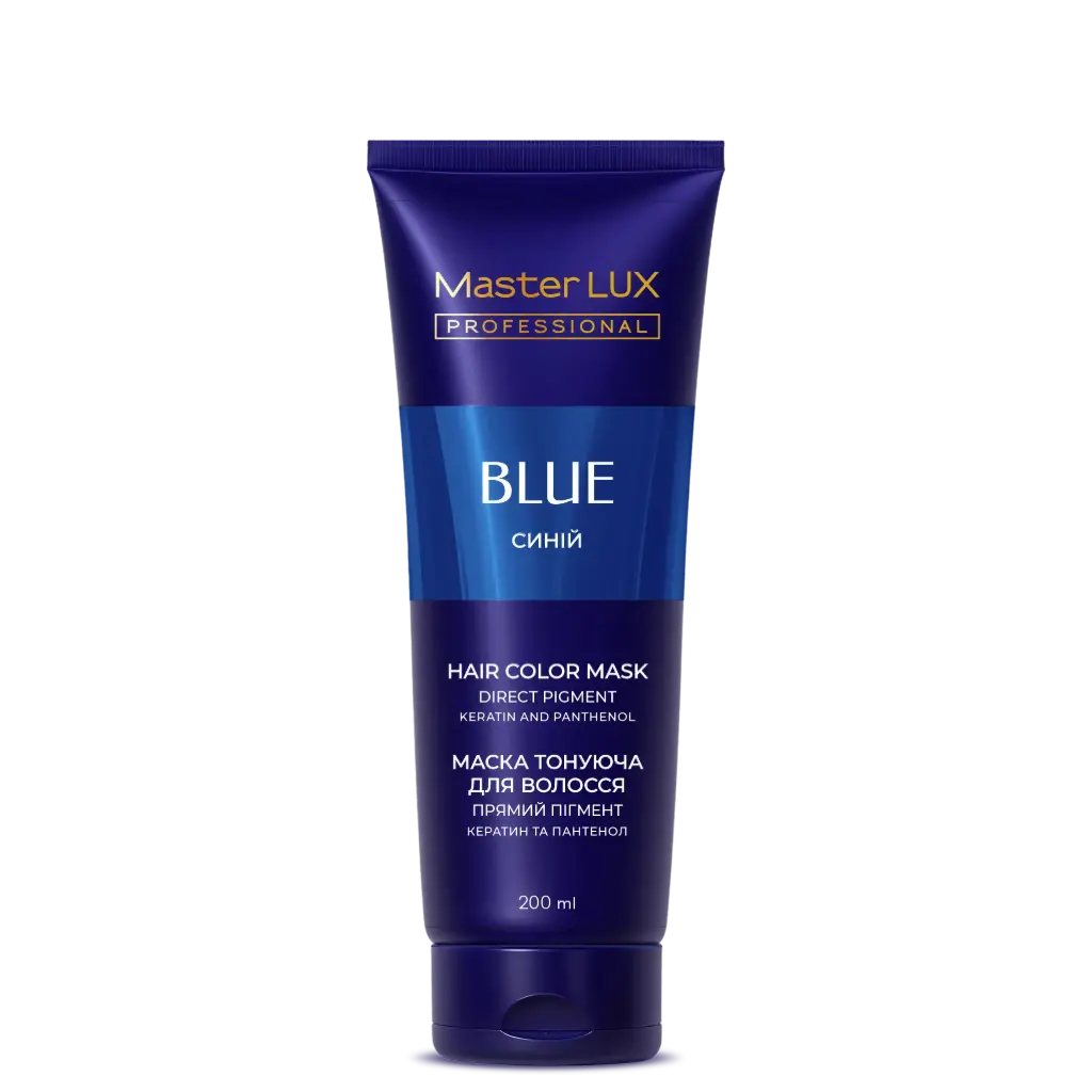 Маска тонуюча для волосся Master LUX professional 88 Синій 200 мл	(tuba) 