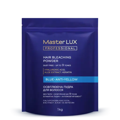 [10007] Hair bleaching powder Master LUX professional Blue 1kg