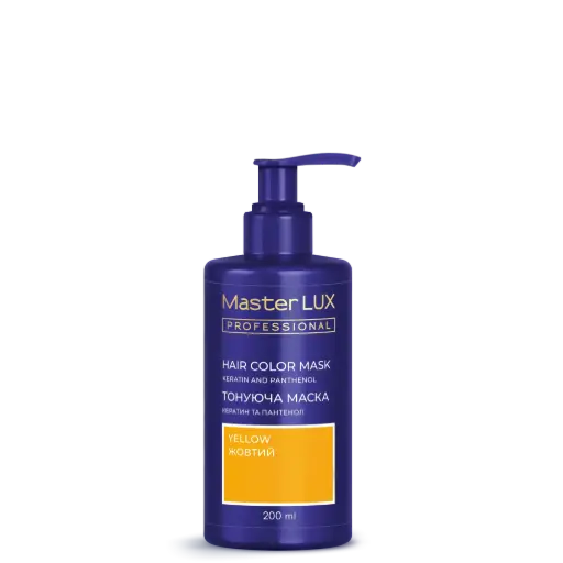 [CM-YELLOW] Hair color mask Master LUX Professional Yellow 200ml