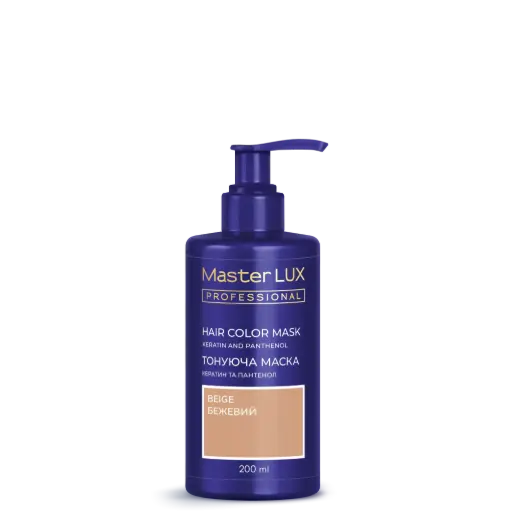 [10116] Маска тонуюча для волосся Master LUX professional 38 Бежевий 200 мл