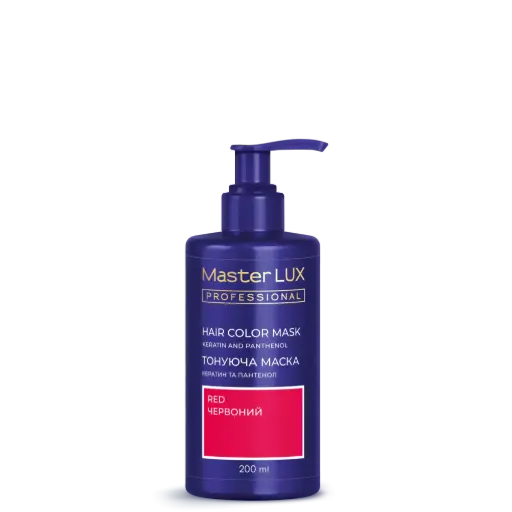 [10114] Maska tonująca do włosów Master LUX professional tone Czerwony 200 ml