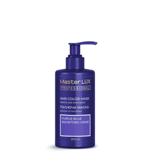 [10106] Maska tonująca do włosów Master LUX professional tone Fioletowo-niebieski 200 ml