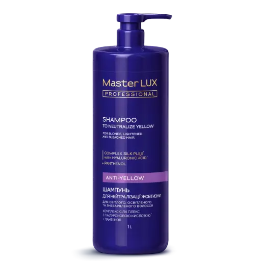 [10059] Szampon Master LUX professional do neutralizacji żółtego odcienia włosów (ANTI-YELLOW) 1L