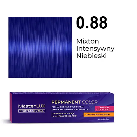 [20149] Permanent hair color cream Master LUX professional 0.88 Mixtone Intensive Blue