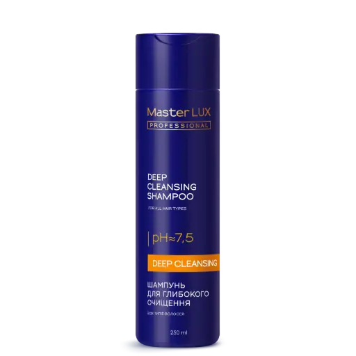 [SH-DC-250] Szampon głęboko oczyszczający Master LUX Professional do wszystkich rodzajów włosów (DEEP CLEANSING) 250ml