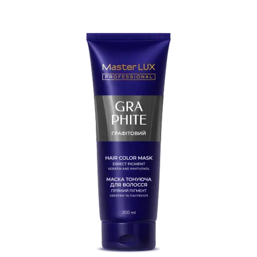 Maska tonująca do włosów Master LUX professional tone Grafitowy 200 ml  (tuba)																				 