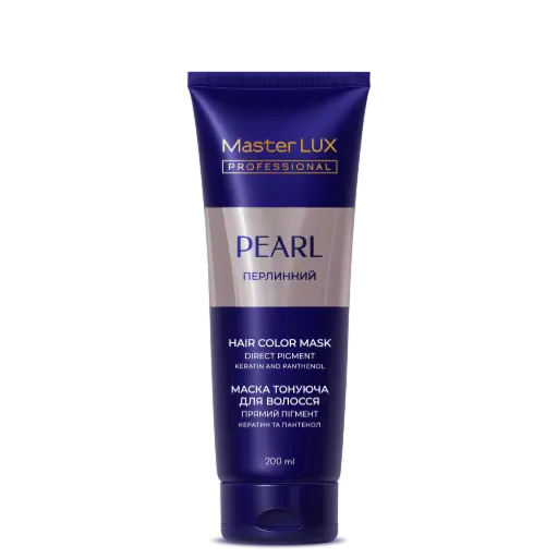 Maska tonująca do włosów Master LUX professional tone Perłowy 200 ml  (tuba)																			